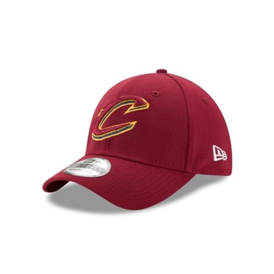 Red Cleveland Cavaliers Hat - New Era NBA Team Classic 39THIRTY Stretch Fit Caps USA0218364